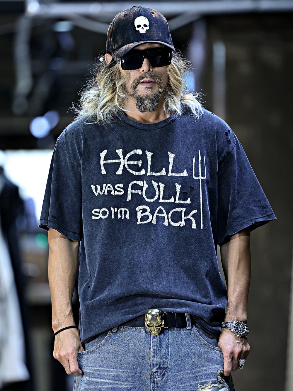 Damaged Washing Hell Short-Sleeve T-Shirt