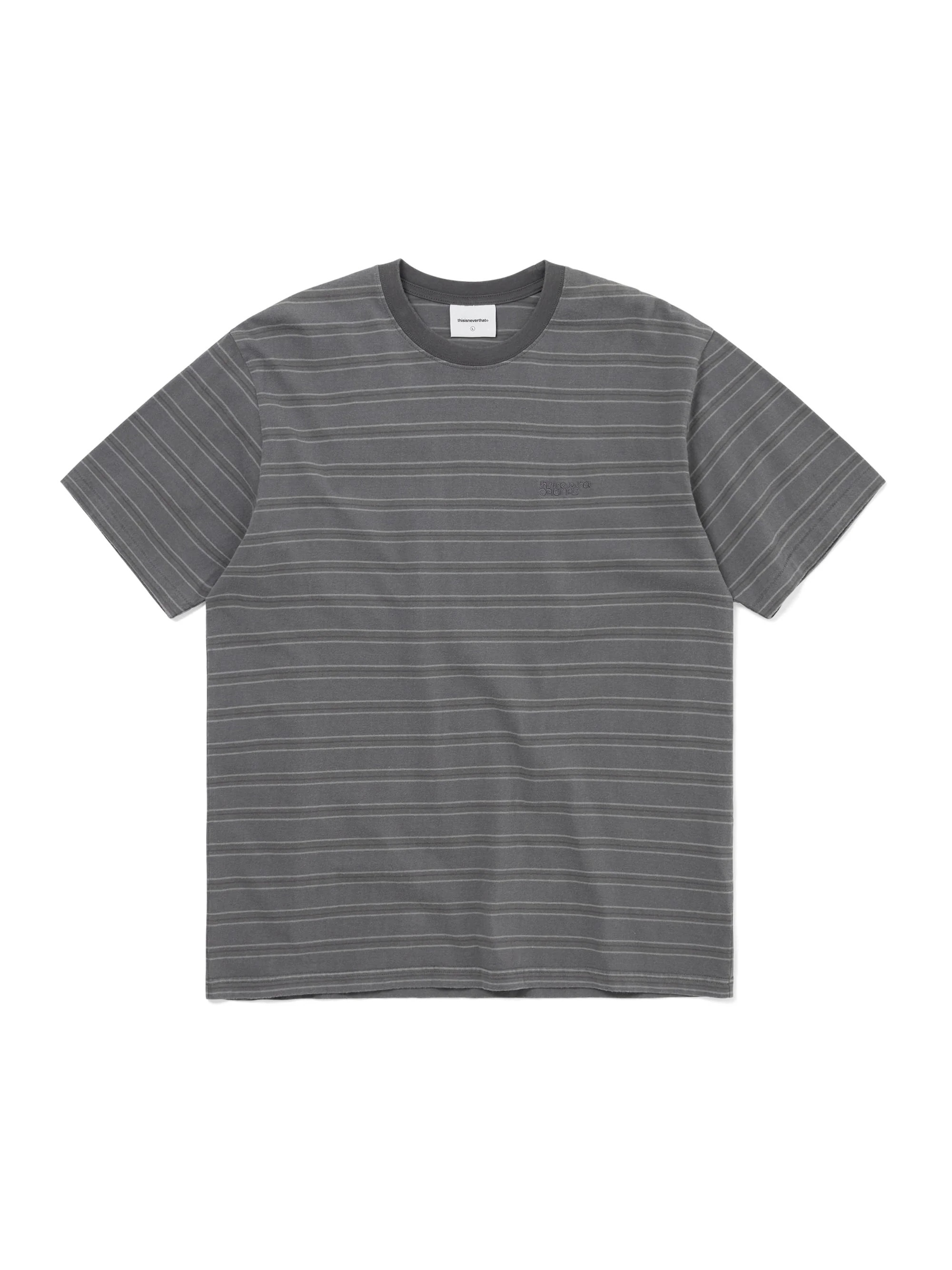 thisisneverthat® Washed Striped Tee - Grey
