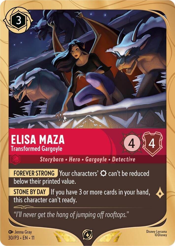 Disney Lorcana Promo - 30/P3 Elisa Maza - Transformed Gargoyle