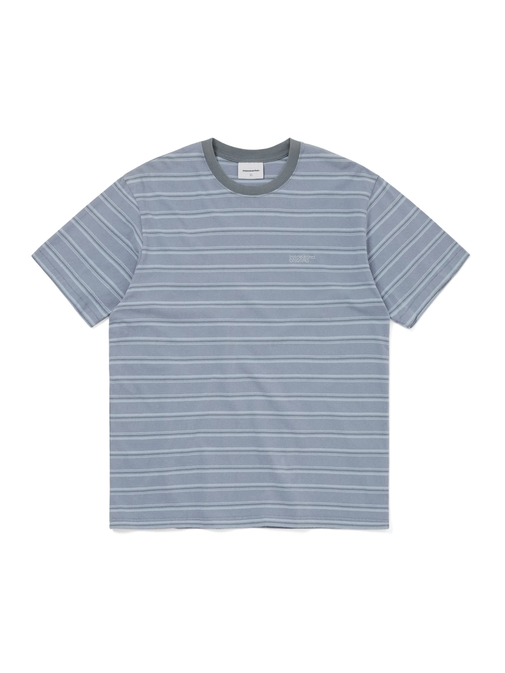 thisisneverthat® Washed Striped Tee - Blue