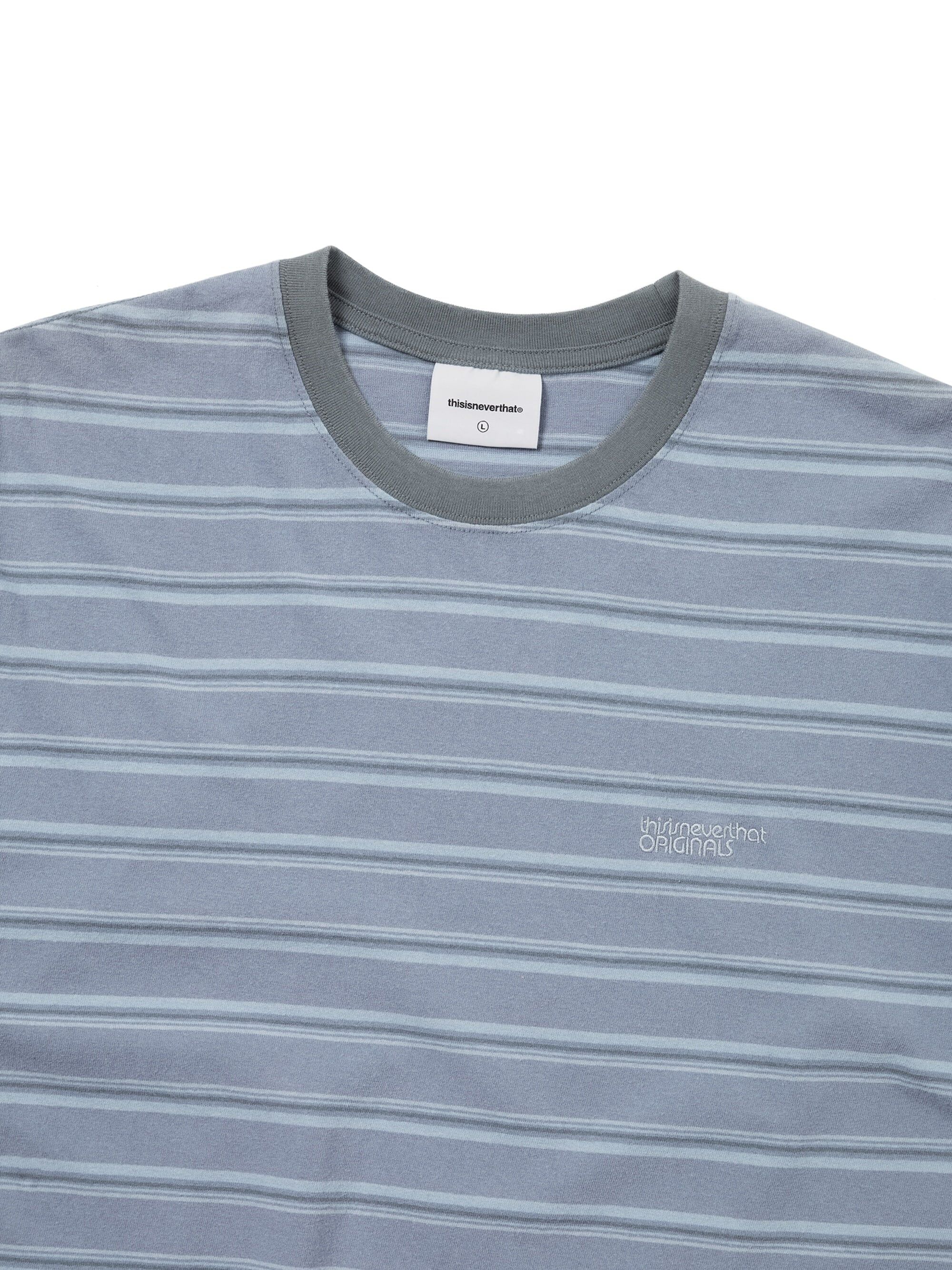 thisisneverthat® Washed Striped Tee - Blue