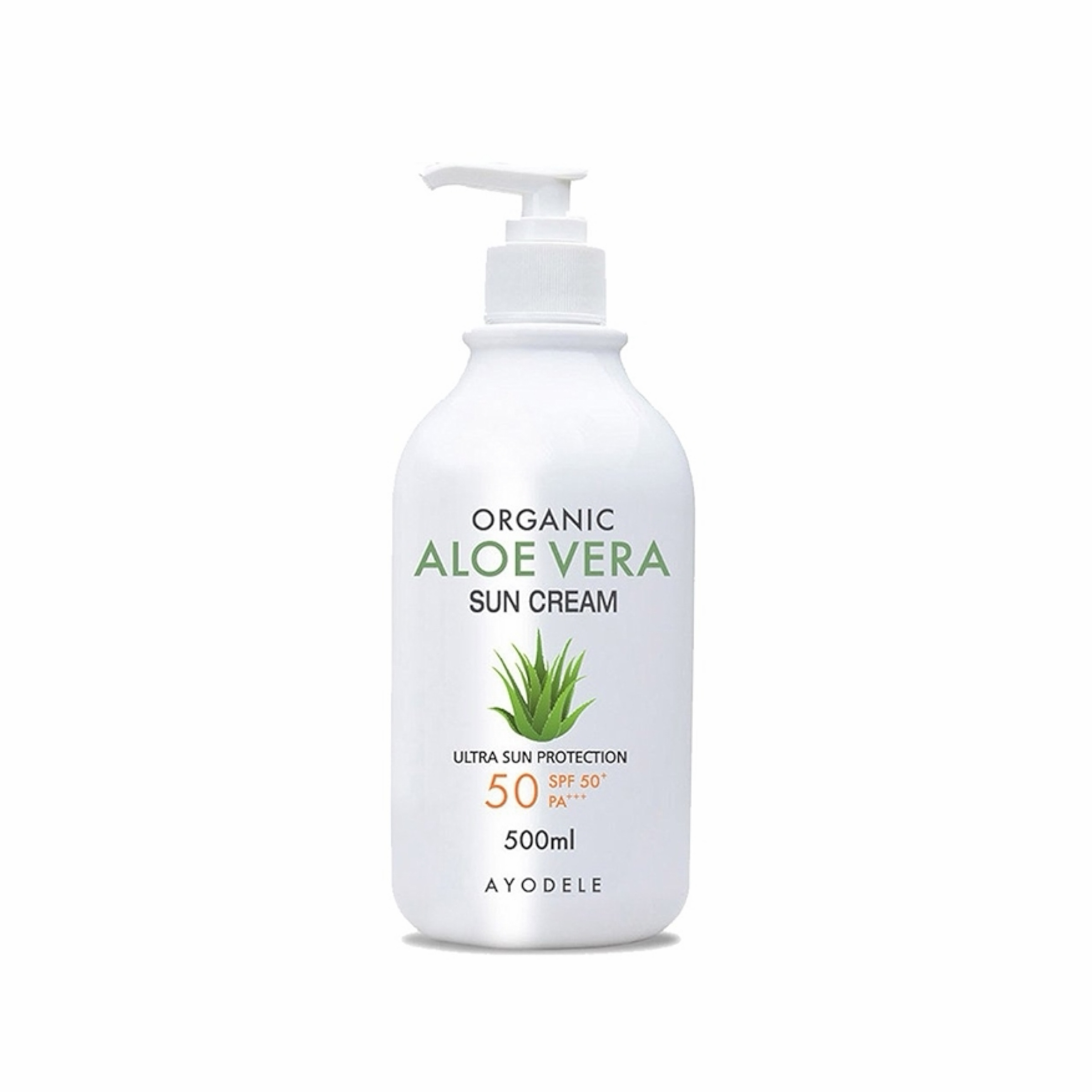 AYODELE 有機蘆薈防曬乳SPF50+ PA+++ (500ml) (EXP:2028.06)