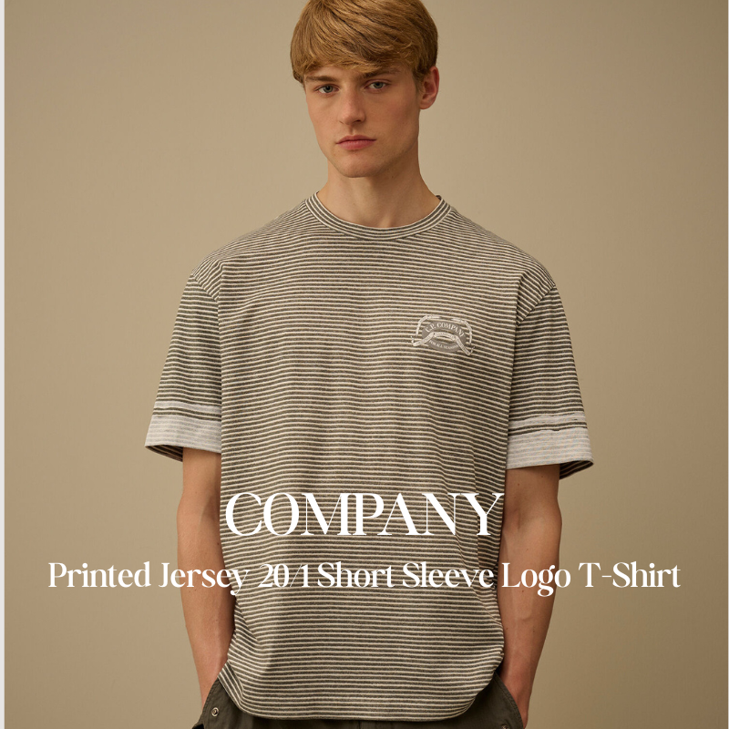 【代購】CP COMPANY 20/1 印花Logo短袖T恤 厚磅棉質上衣