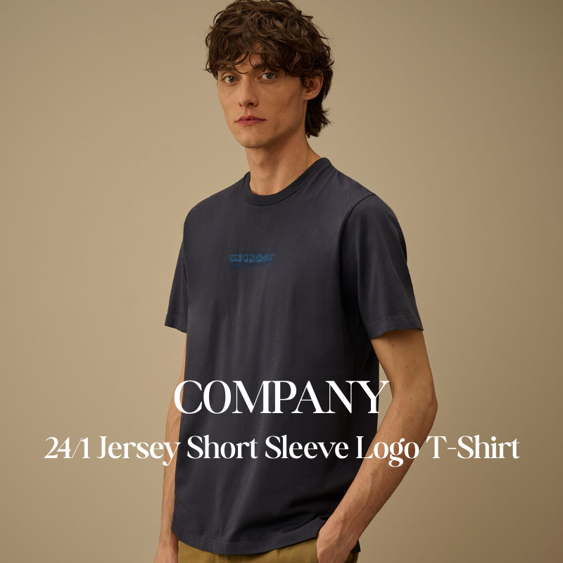 【代購】CP COMPANY 24/1 棉質Logo短袖T恤 中磅舒適上衣