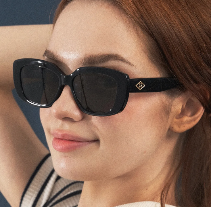 CR260505-C50 NEWBEE BLACK SUNGLASS
