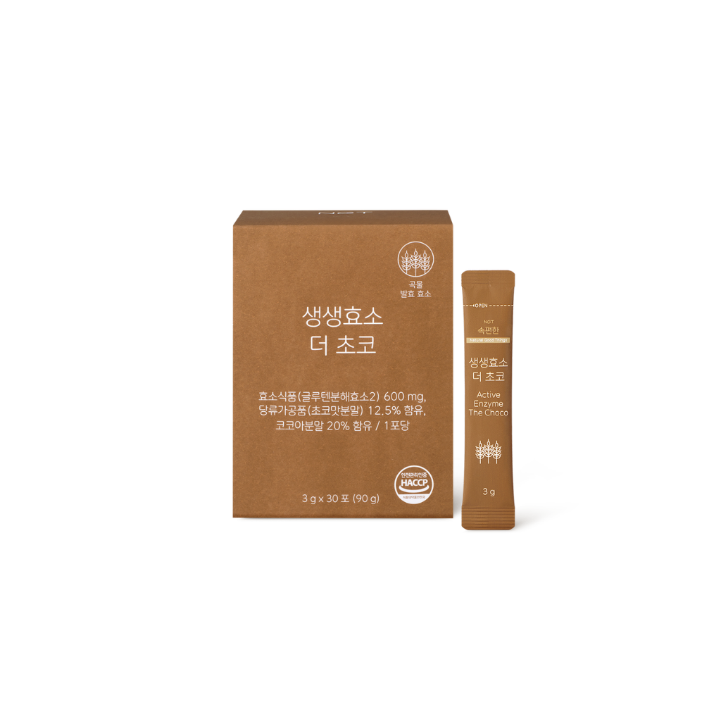 KOR-FFG0505-205 Active Enzyme choco腸胃舒暢活力酵素巧克力味 3g*30 (A5)