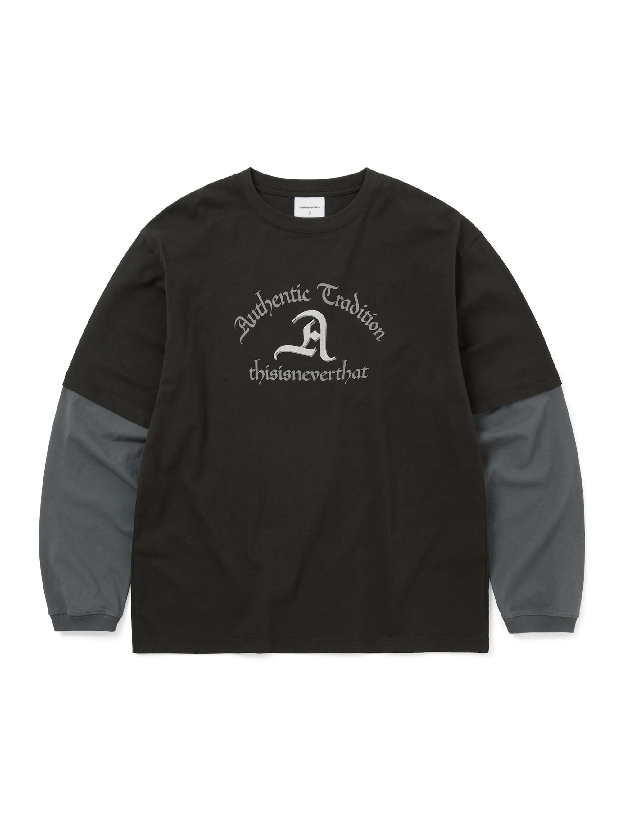 thisisneverthat® Layered L/S Tee - Off Black