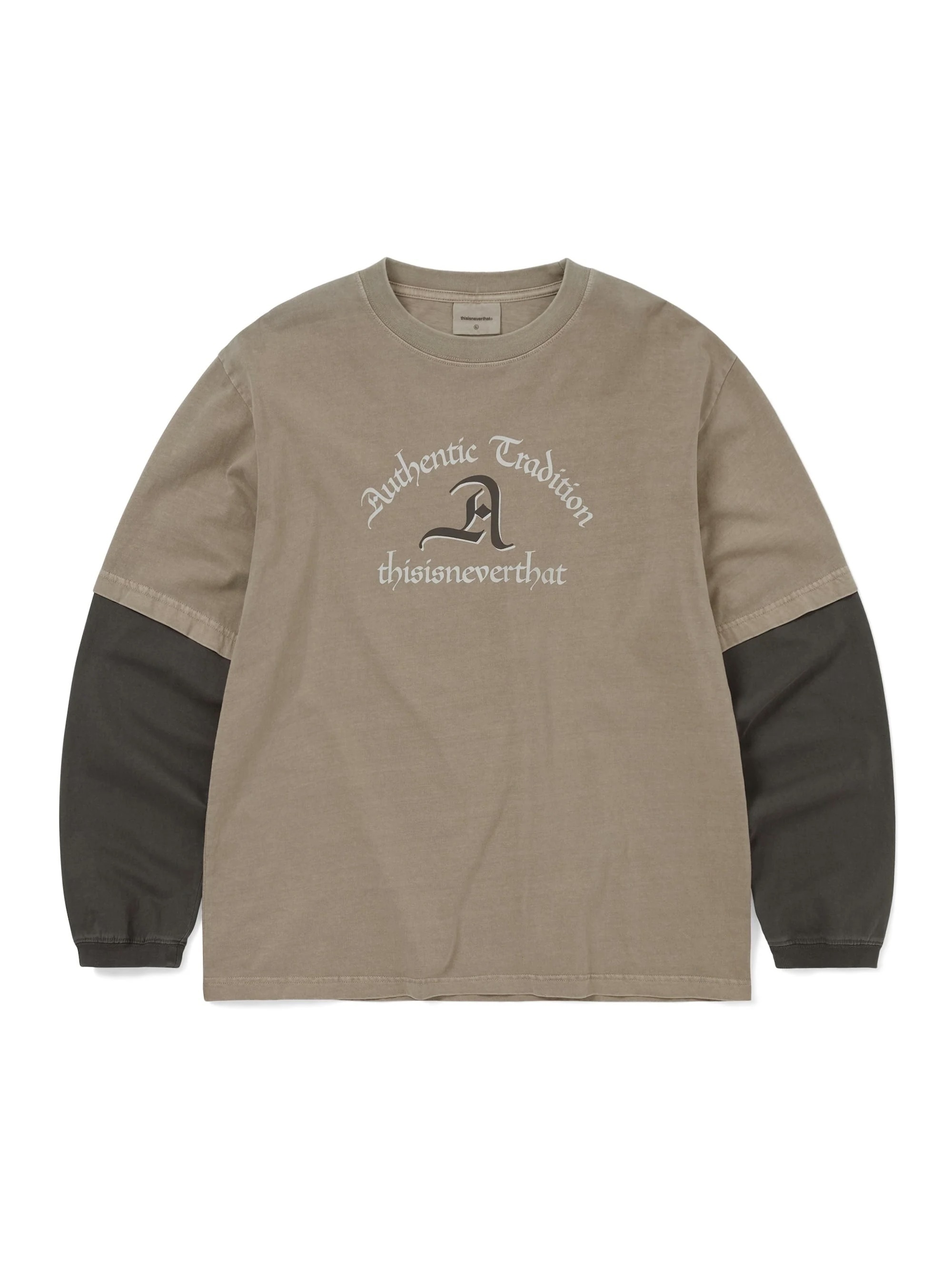 thisisneverthat® Layered L/S Tee - Desert Grey