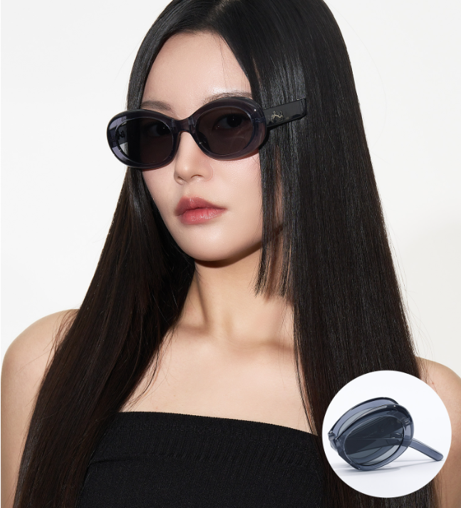 CR260505-C32 DUYE SUNGLASS GRAY  送圓形眼鏡盒1個(顏色随機)