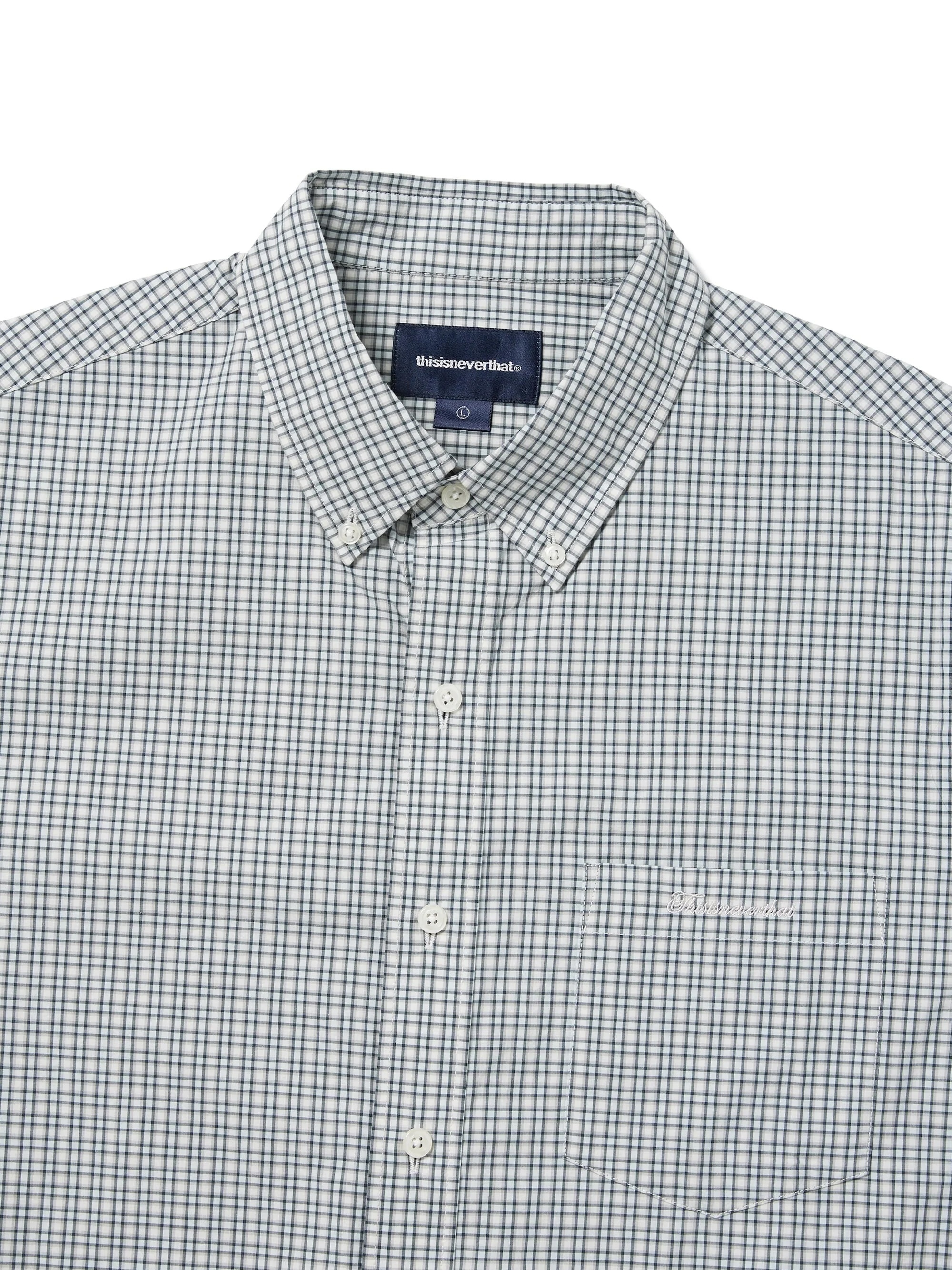 thisisneverthat® Lightweight Plaid Shirt - Ivory