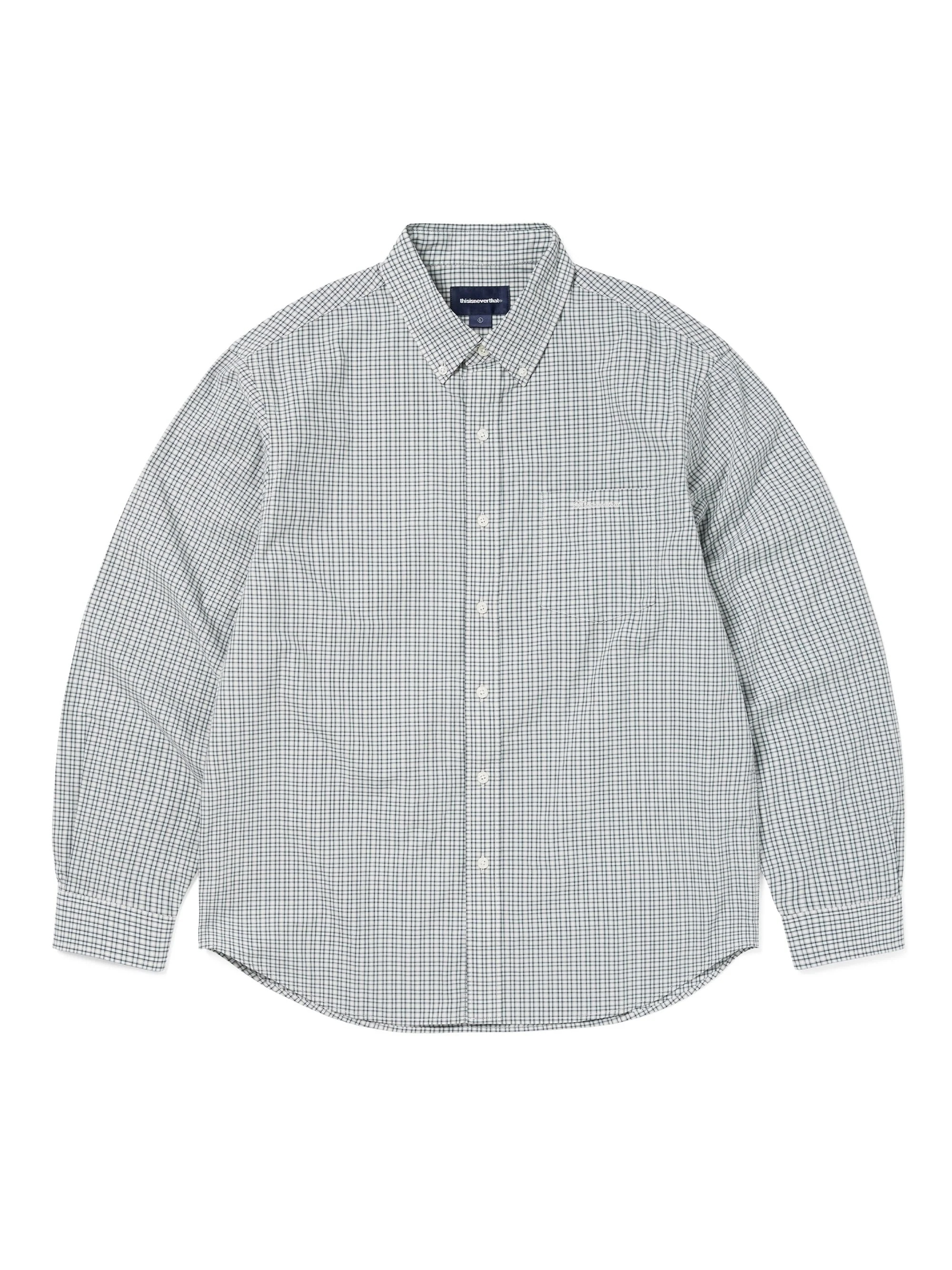 thisisneverthat® Lightweight Plaid Shirt - Ivory