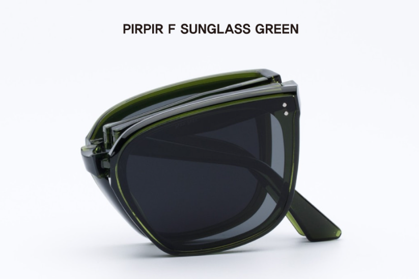 CR260505-C28 PIRPIR SUNGLASS GREEN  送圓形眼鏡盒1個(顏色随機)