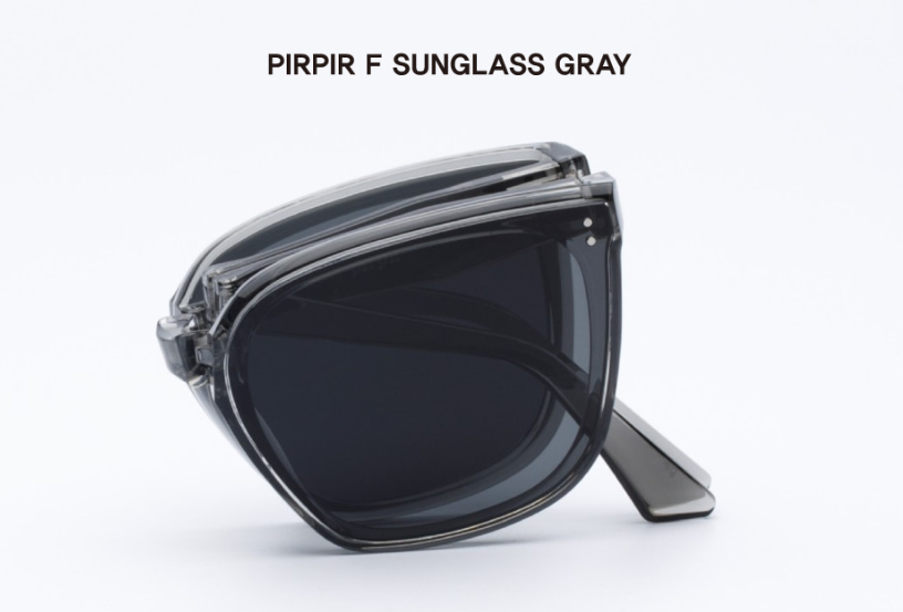 CR260505-C27 PIRPIR SUNGLASS GRAY  送圓形眼鏡盒1個(顏色随機)
