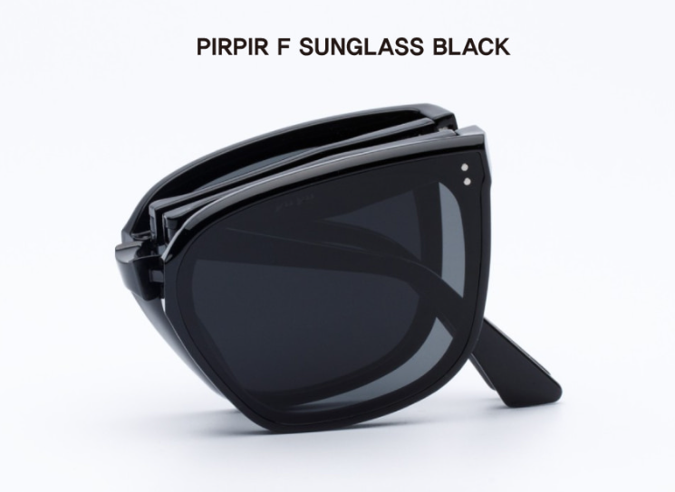 CR260505-C26 PIRPIR SUNGLASS BLACK  送圓形眼鏡盒1個(顏色随機)