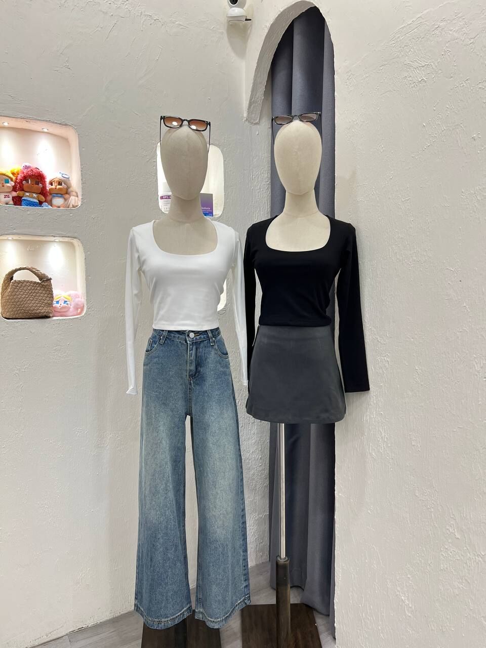Basic U Neck Long Sleeve 319