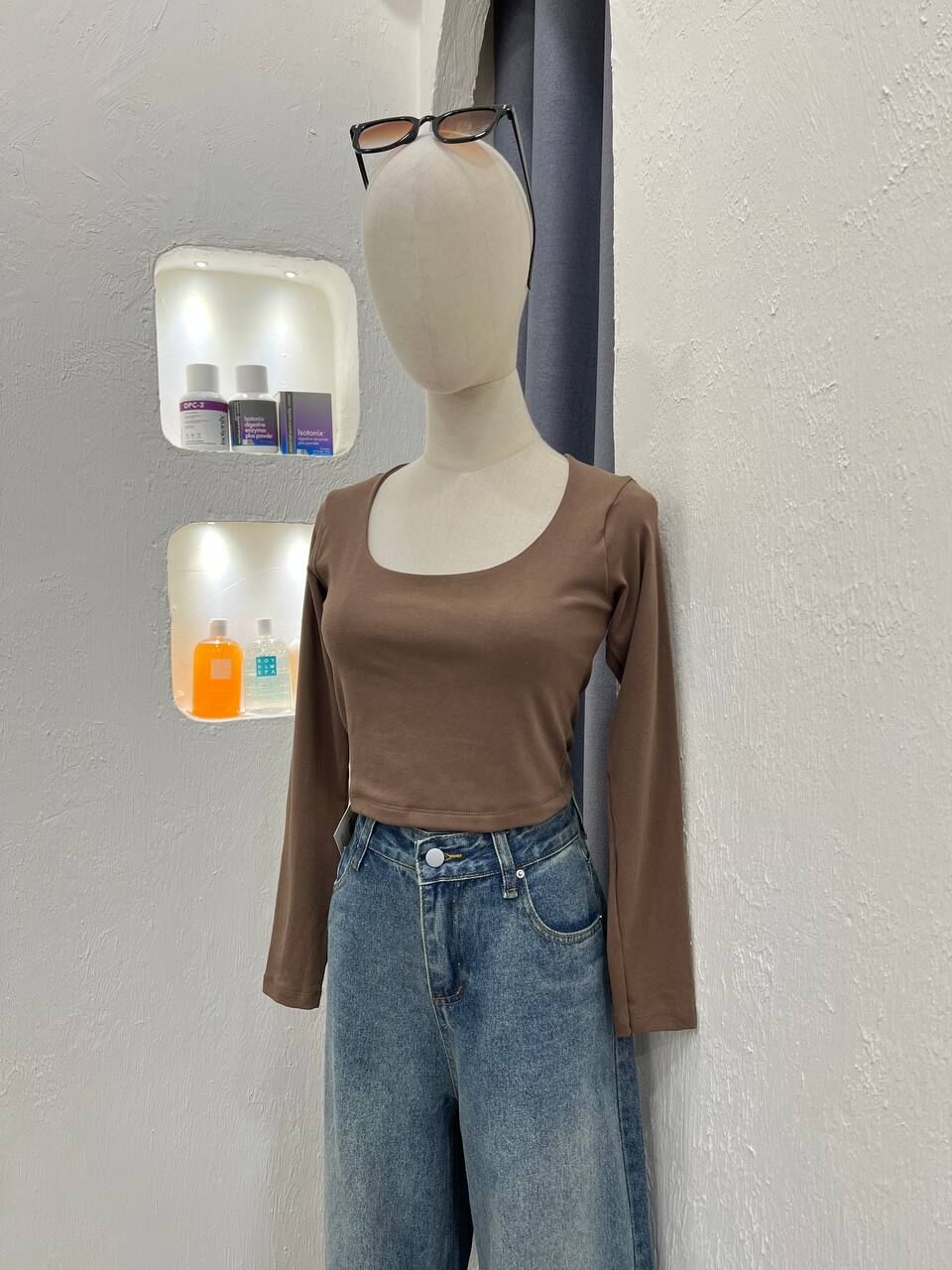 Basic U Neck Long Sleeve 319