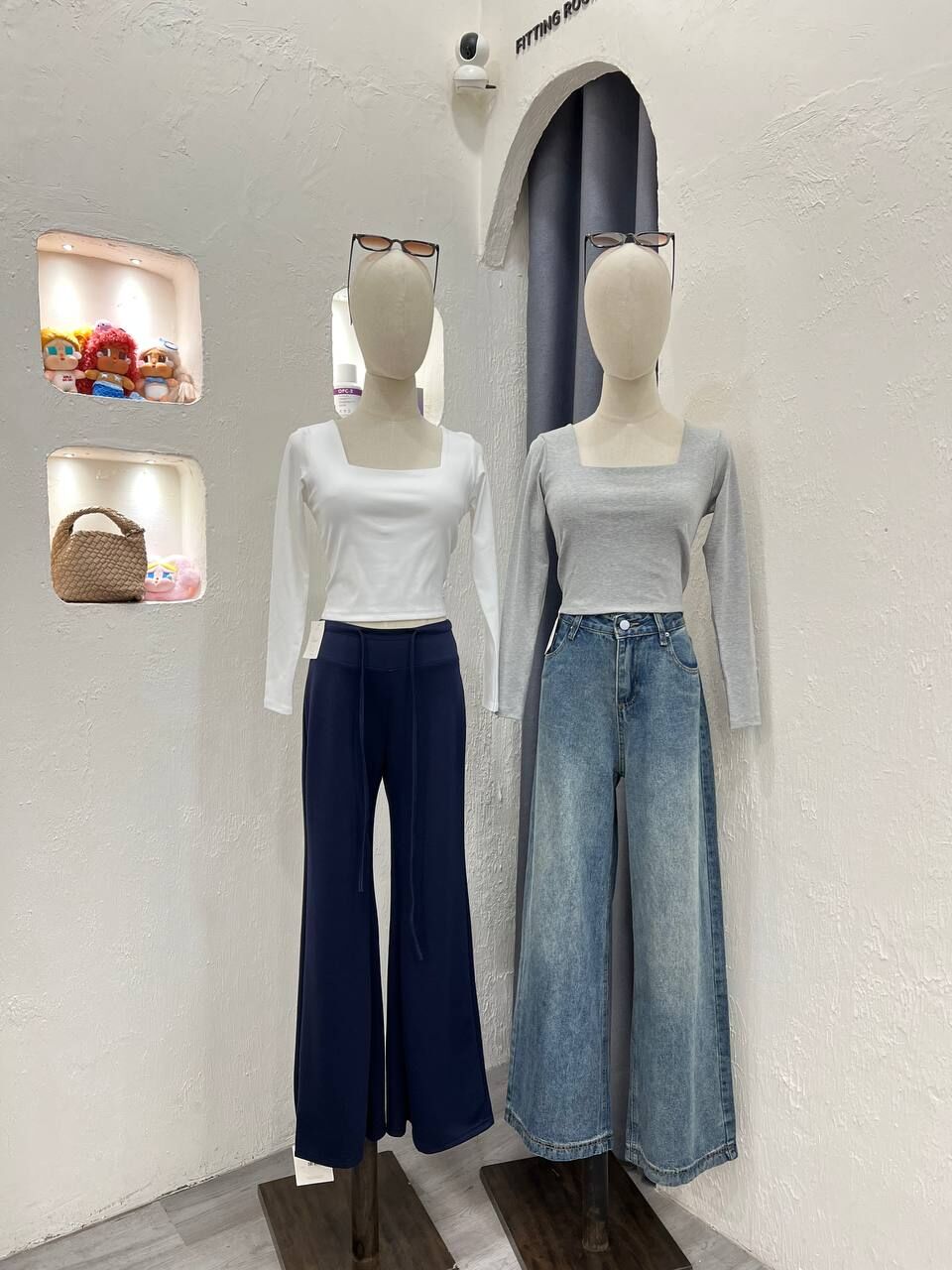 Square Neck Long Sleeve 223