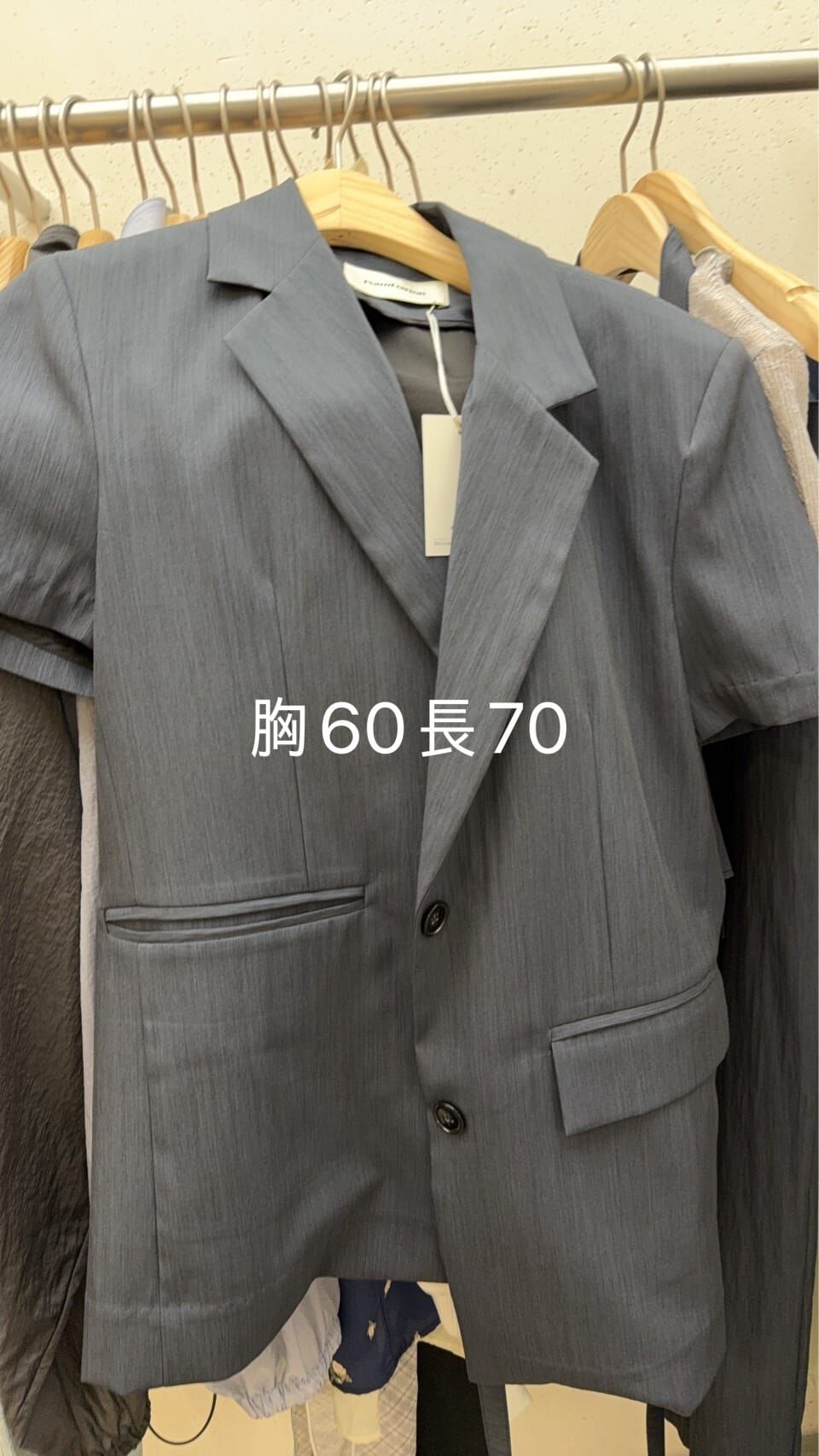 FD6242 方扣腰帶開領西裝外套