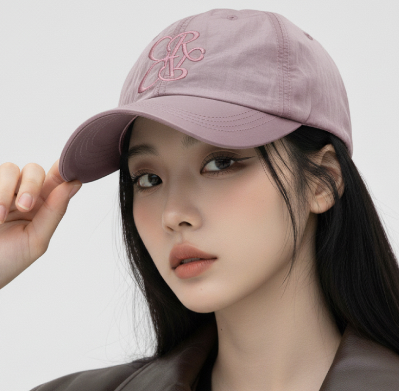 CR260505-C94 RWL REC NYLON BALL CAP ROSE