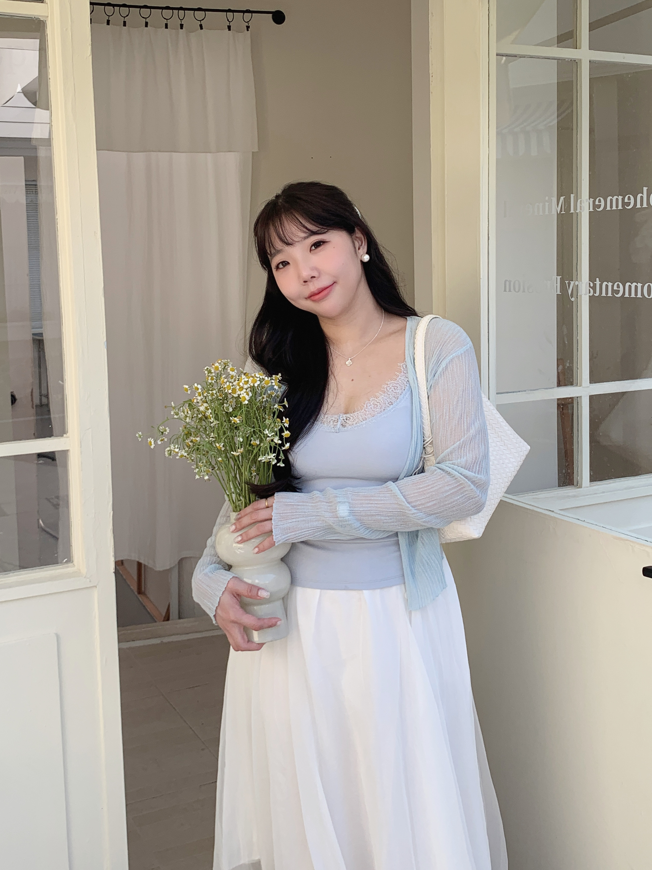 睫毛蕾絲胸墊Bra Top 4色