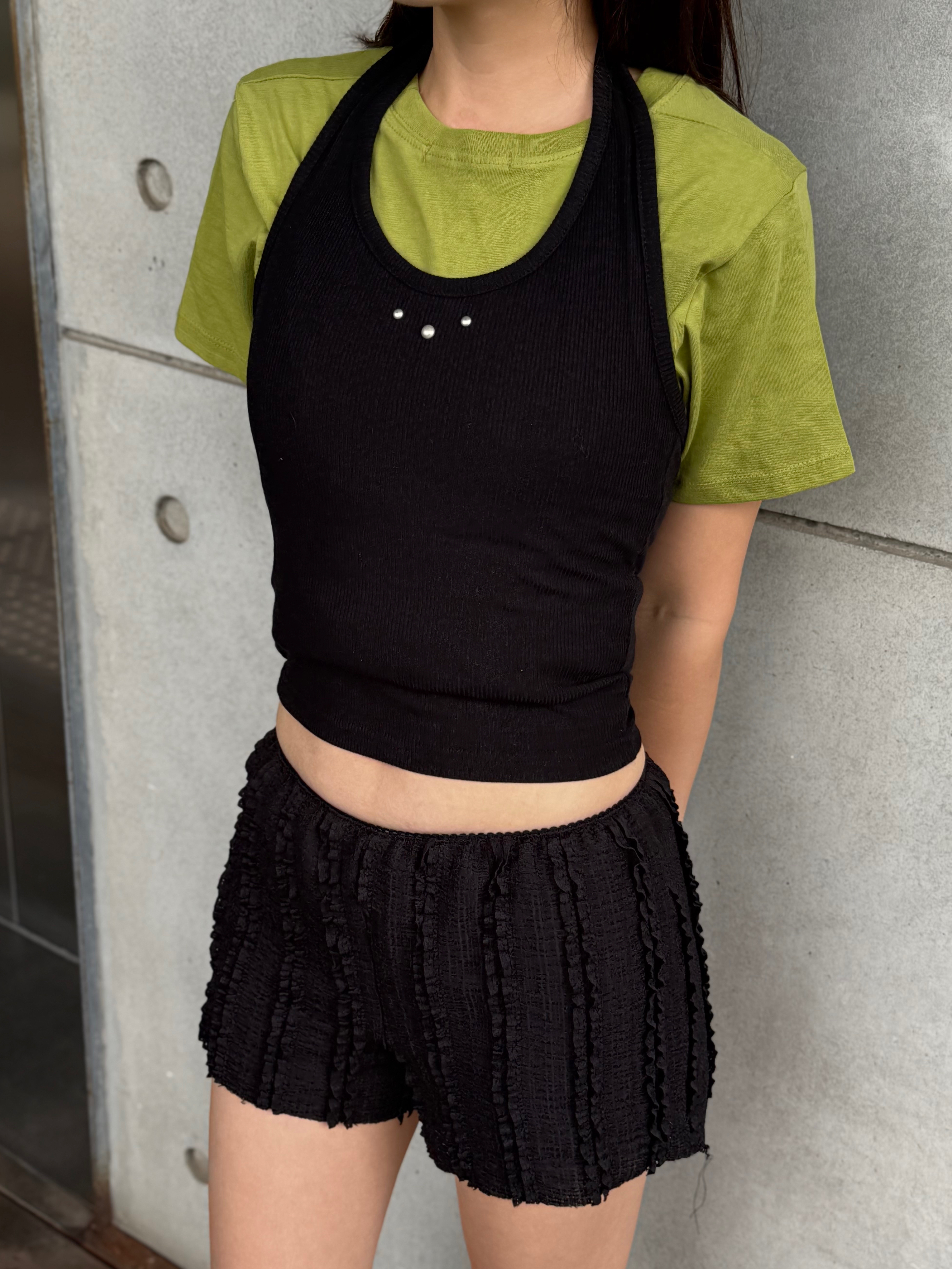 (新貨88折💕)超百搭日常簡約TEE T260515(黑/白/紫/綠)