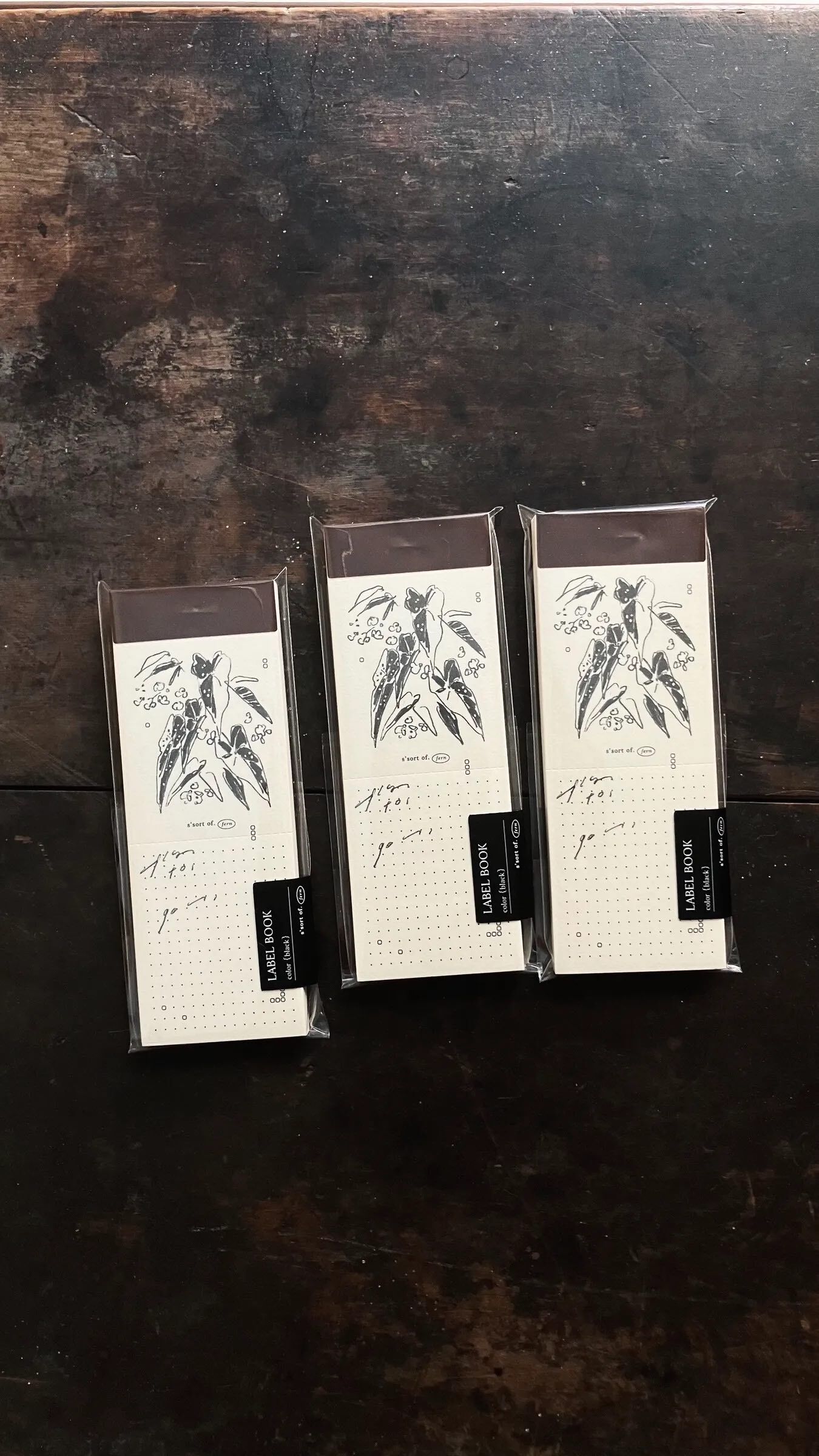 天使海棠 ＿ 50枚 復古手撕便箋｜台灣 羊君 somesortof.fern