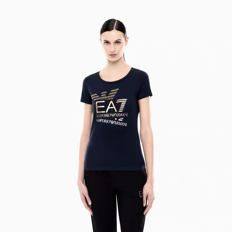ARMANI LOGO 燙閃石 女款 Tee