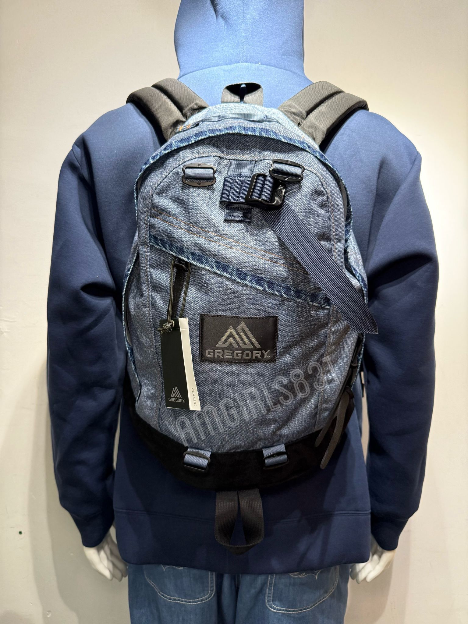 Gregory fine day V2 blue denim