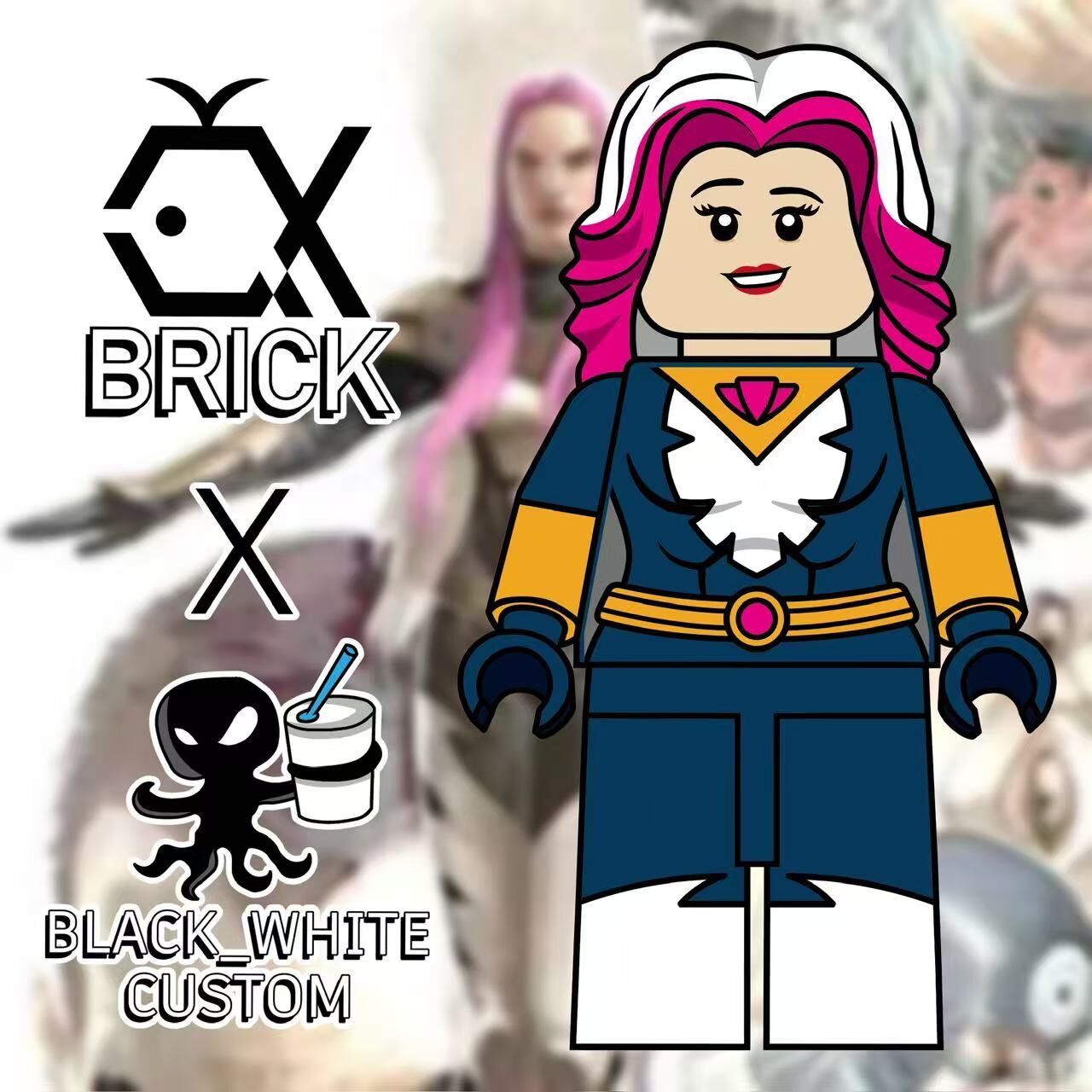 【Preorder】【QX Brick x Black_White Custom】Songbird