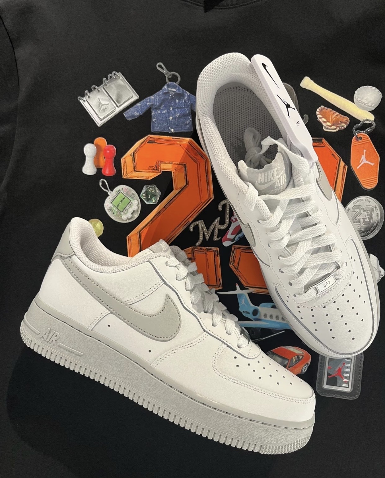 【預訂】NIKE AIR FORCE 1 白灰層-MEN