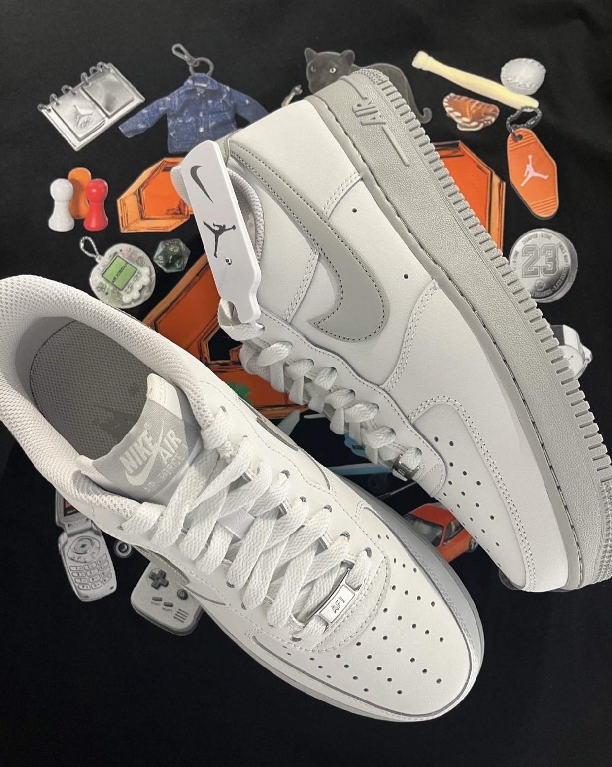 【預訂】NIKE AIR FORCE 1 白灰層-MEN
