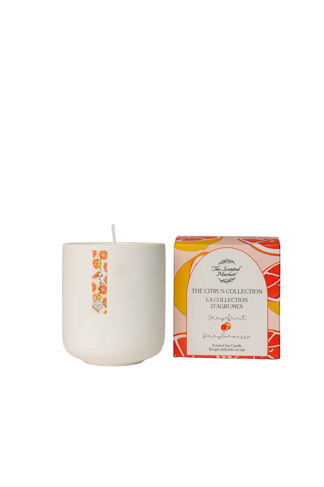 【The Scented Market】葡萄柚香氛大豆蠟燭 10oz ｜Citrus Collection - Grapefruit Soy Wax Candle 10oz  葡萄柚