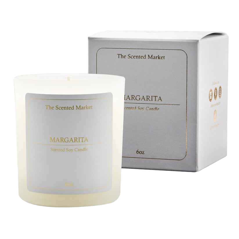 【The Scented Market】清新瑪格麗特香氛大豆蠟燭 6oz｜MARGARITA Soy Wax Candle 6oz  瑪格麗特