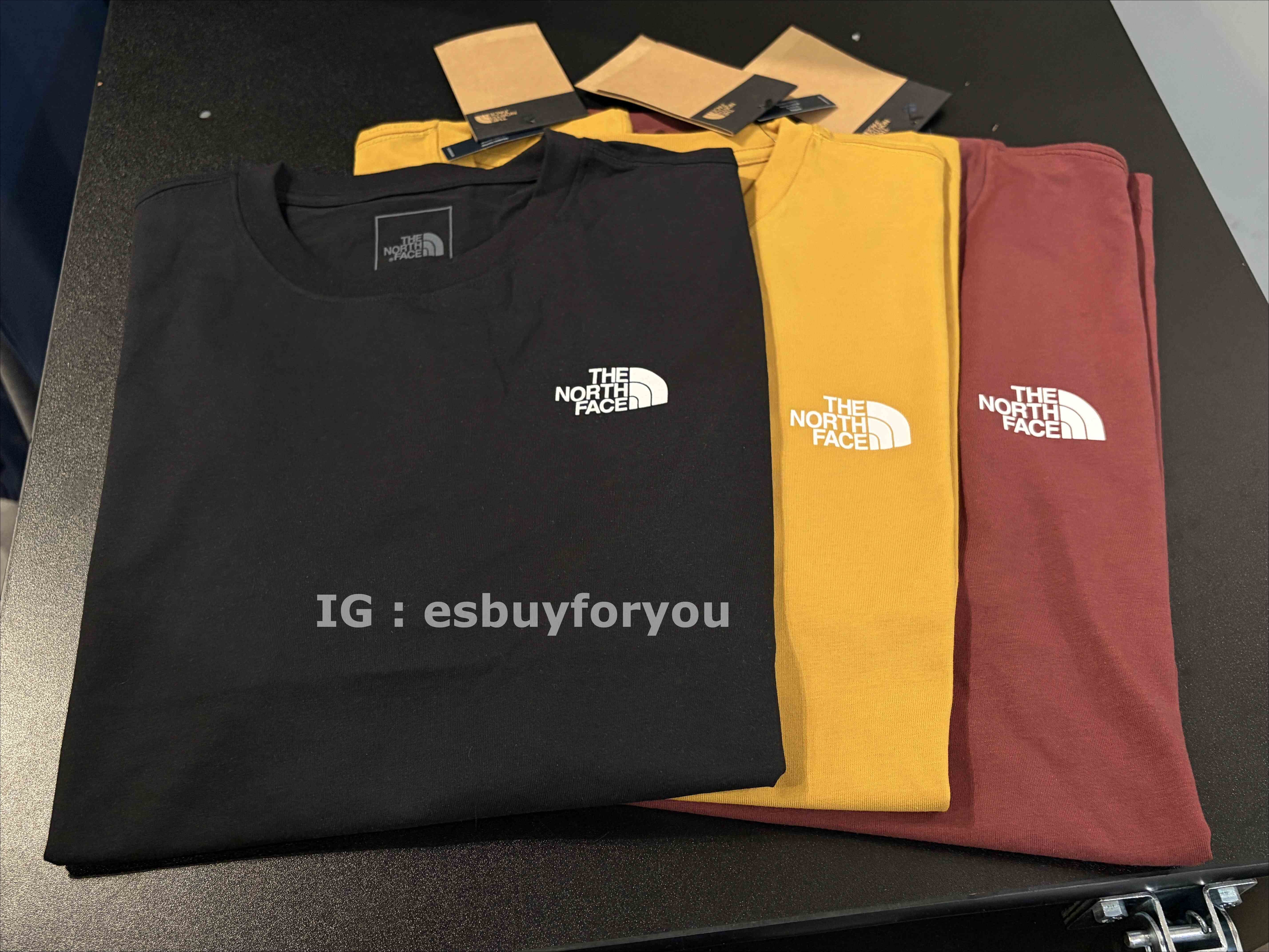 THE NORTH FACE 男大人 正反字樣標語 短TEE (3色)