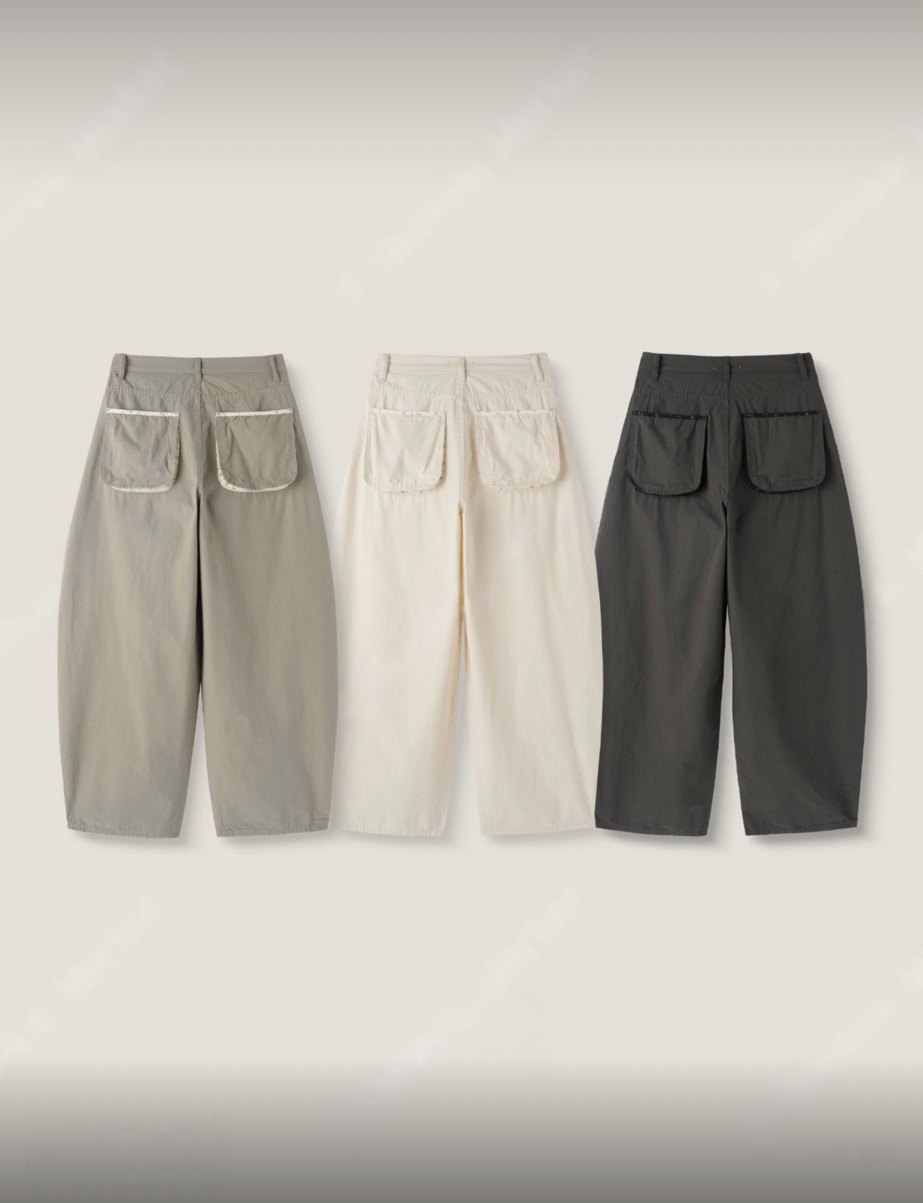 （4月韓國連線）P0278｜戶外露營色系.☘︎ ݁˖碎花拼布彎刀褲