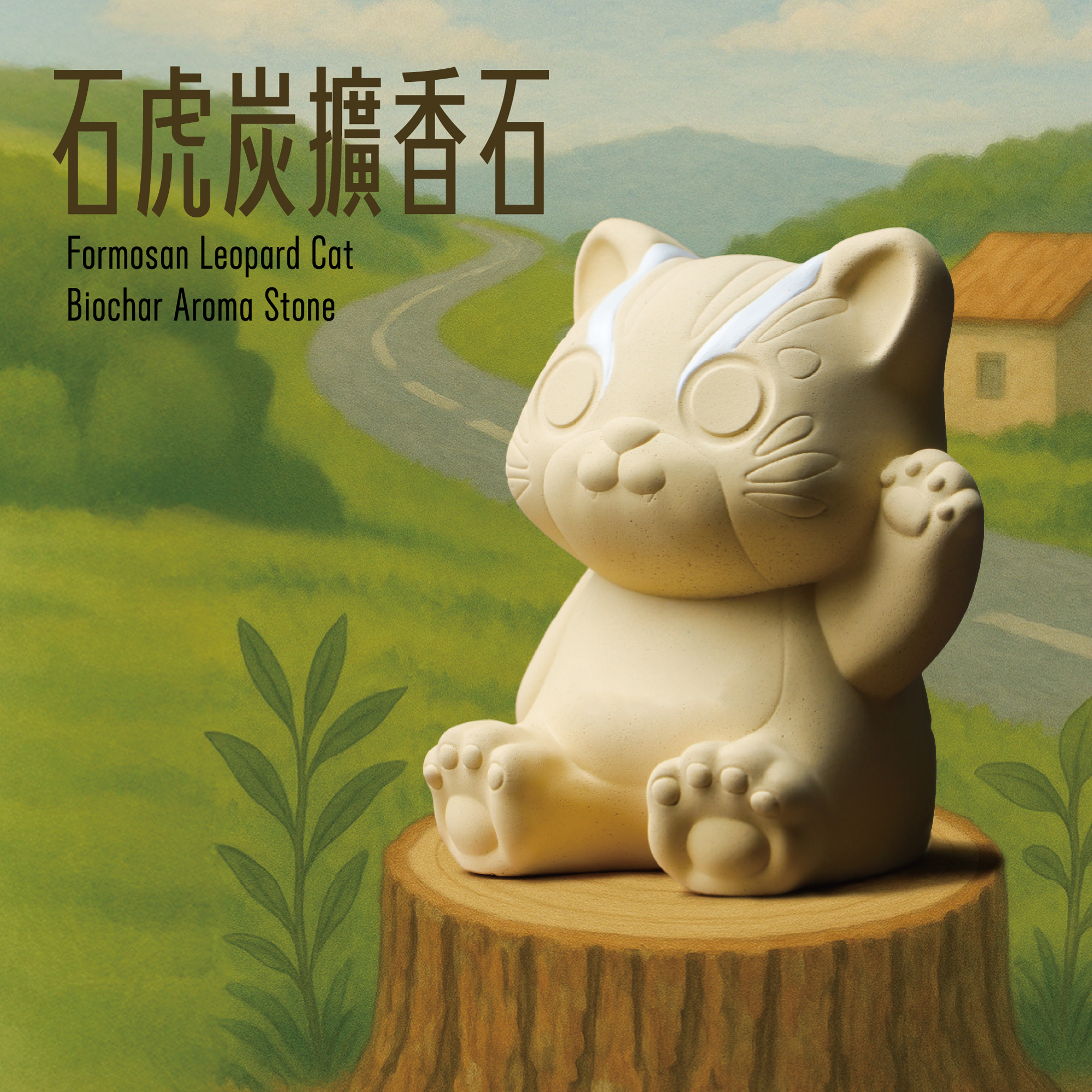石虎炭擴香石禮盒／林業及自然保育署新竹分署/交通部公路局中區養護工程分局