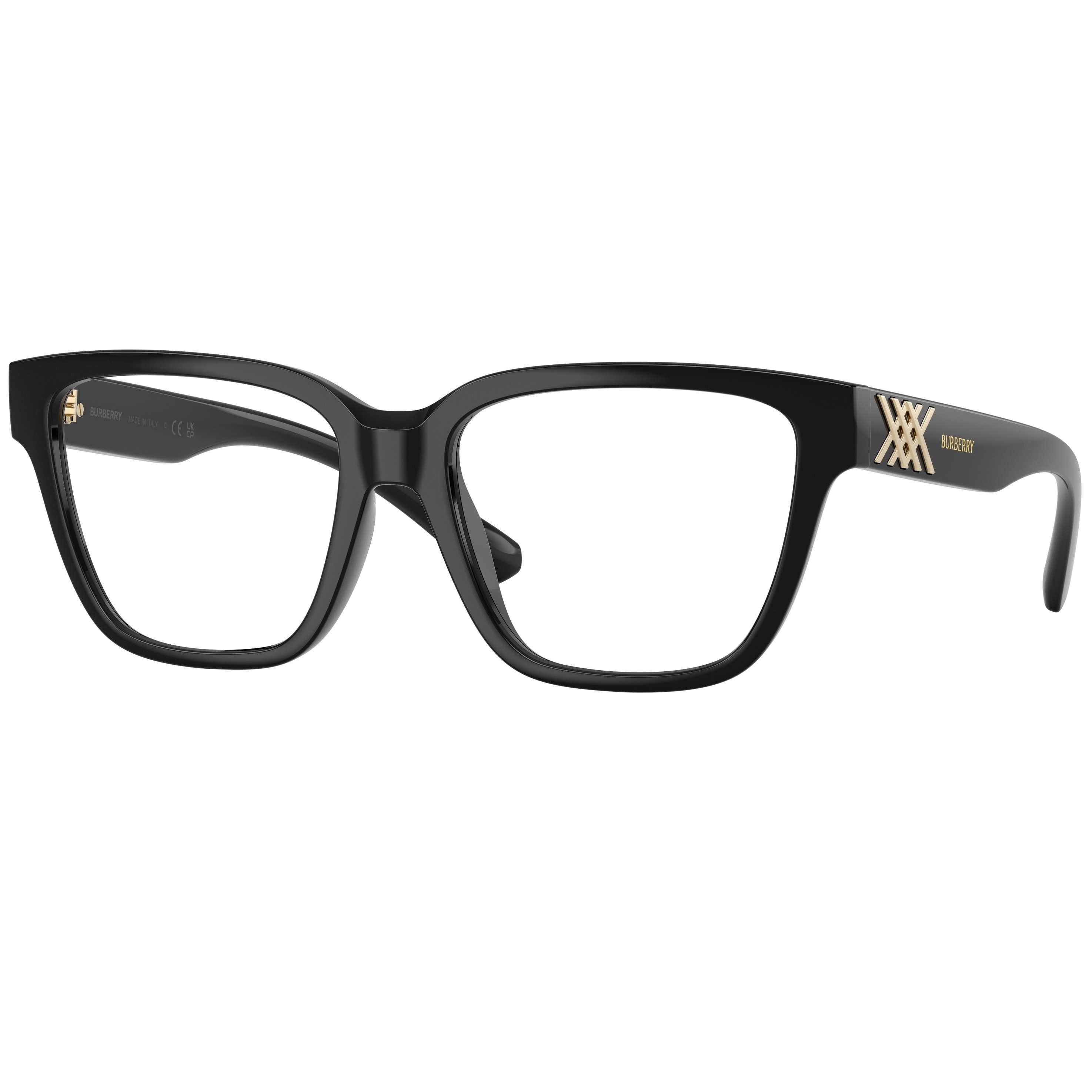 【BURBERRY】BE2457U 3001-54mm 光學眼鏡(黑色)