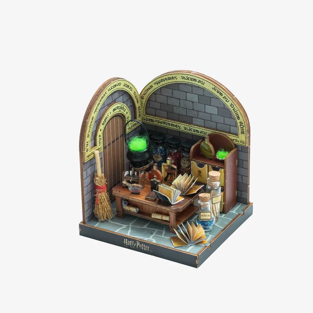 PUREMIND 哈利波特 DIY小屋 霍格華茲魔法教室 魔藥學(1623)
