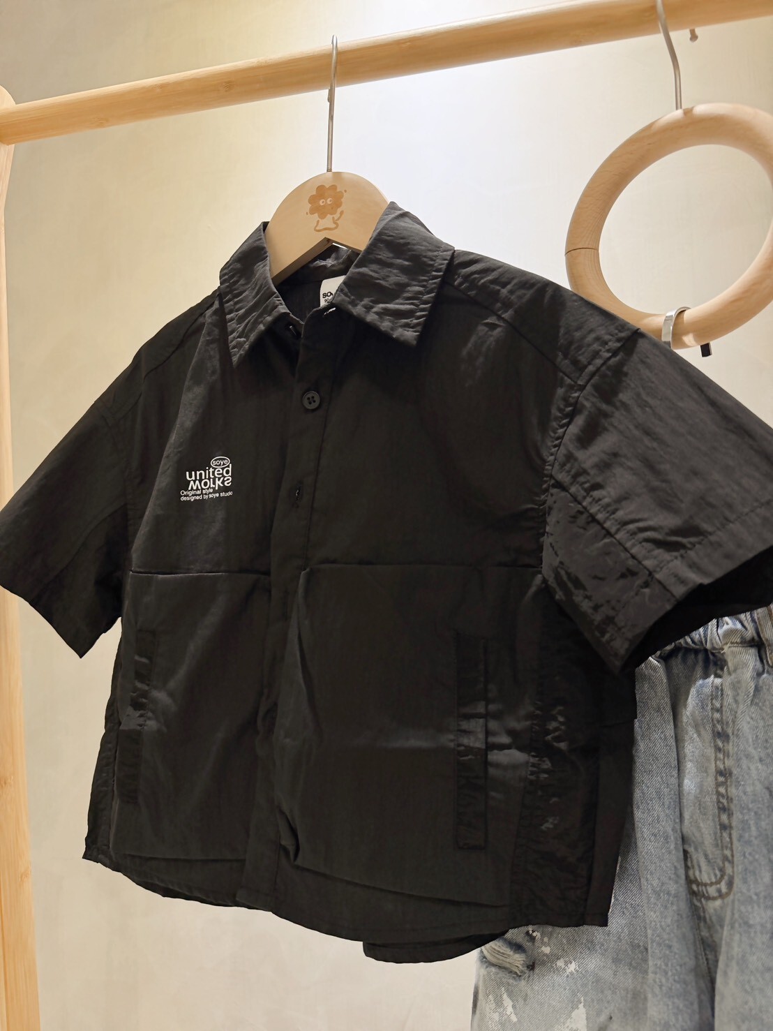 BA28登山家 必買立體口袋拼接短袖襯衫
