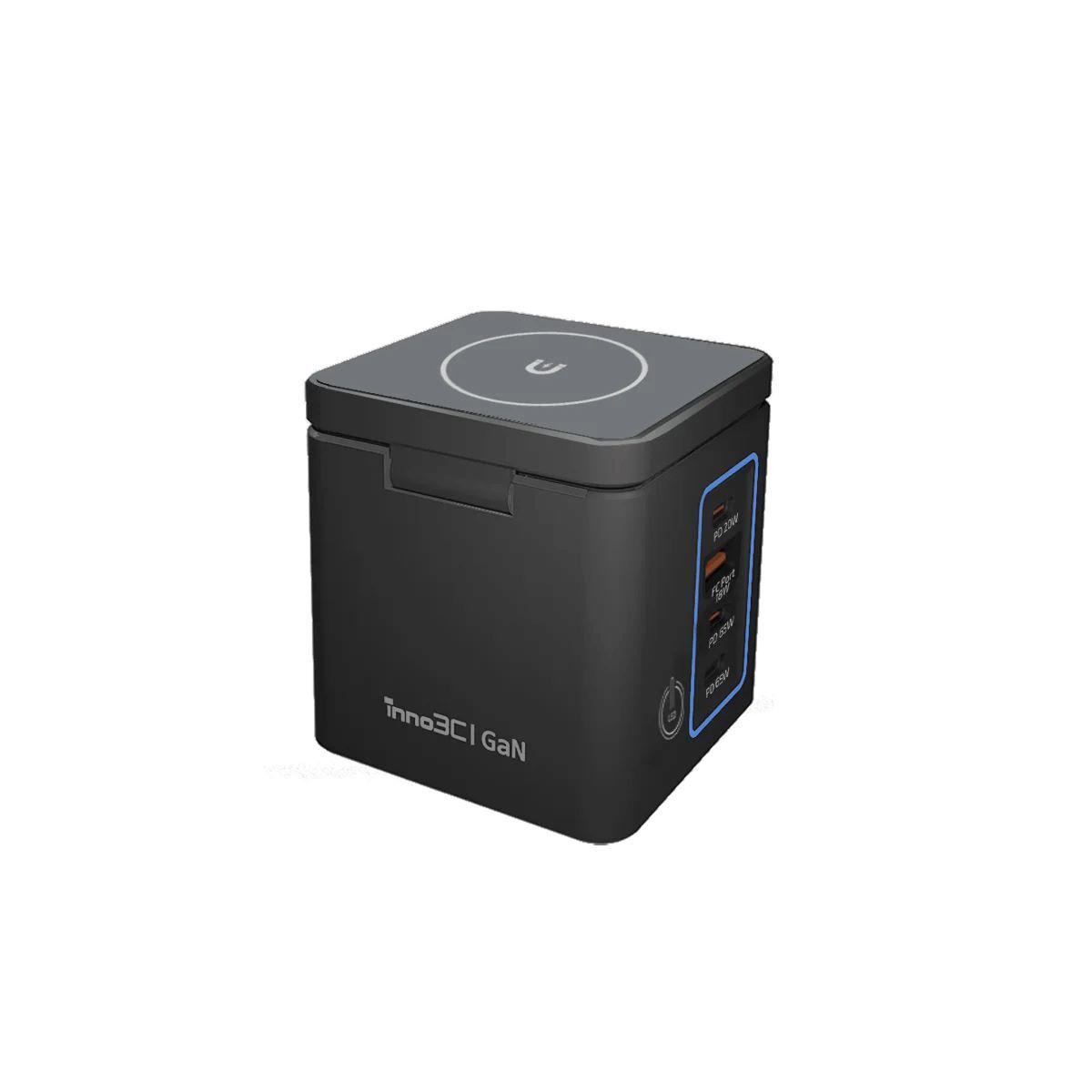i-105WS 105W Qi2 + GaN 6合1磁吸無線快速充電座