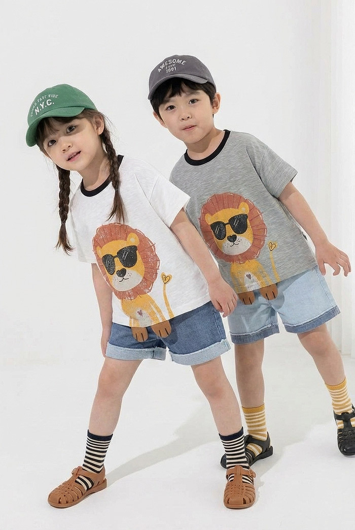 正韓夏Orangemom 兩色墨鏡獅子上衣
