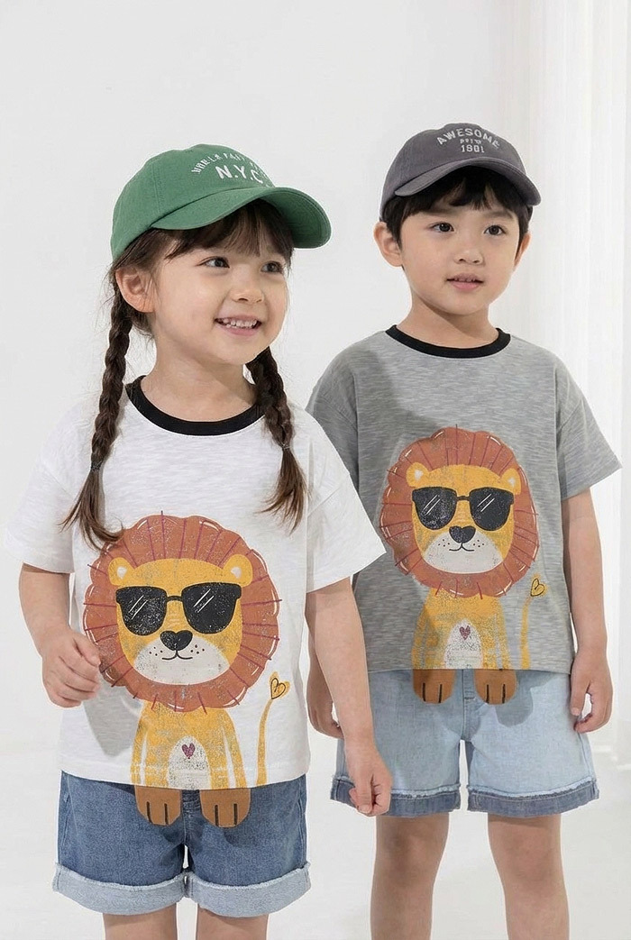 正韓夏Orangemom 兩色墨鏡獅子上衣