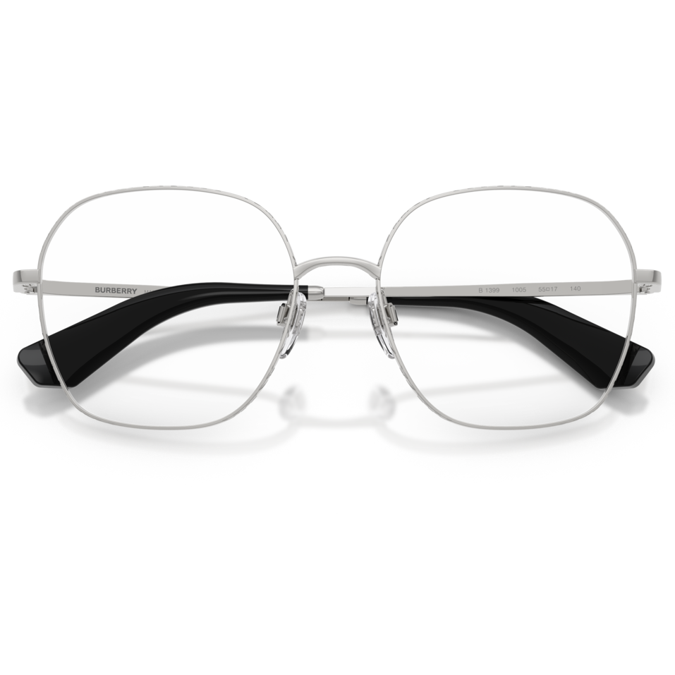 【BURBERRY】BE1399 1005-55mm 光學眼鏡(銀色)