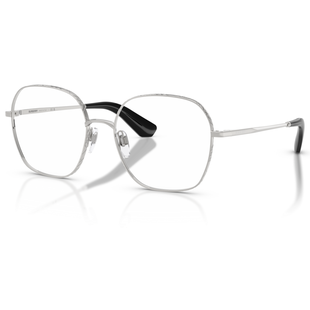 【BURBERRY】BE1399 1005-55mm 光學眼鏡(銀色)