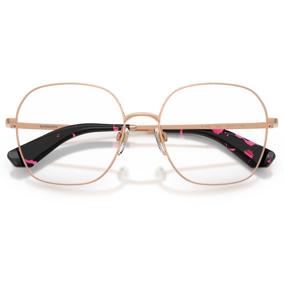 【BURBERRY】BE1399 1337-55mm 光學眼鏡(玫瑰金色)