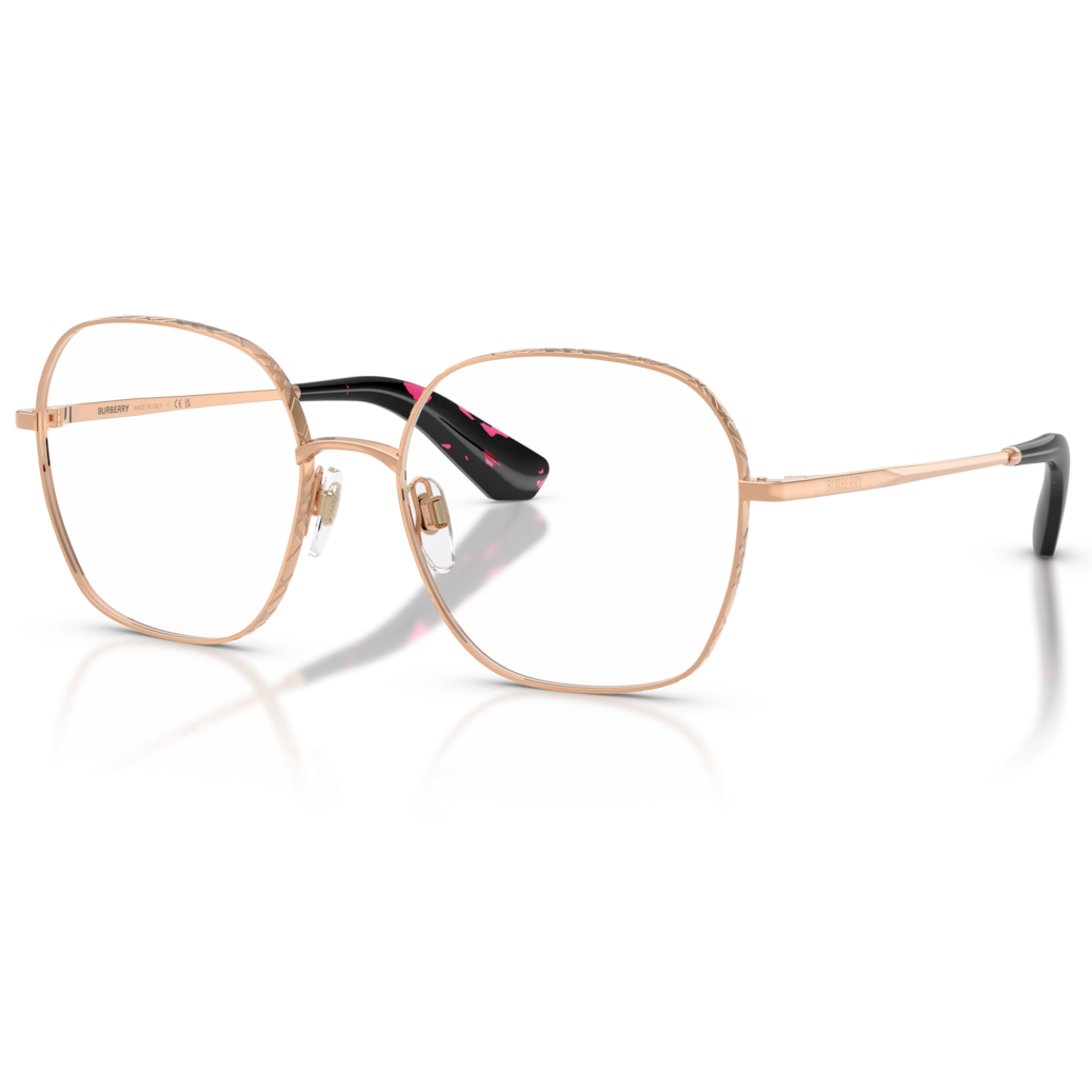【BURBERRY】BE1399 1337-55mm 光學眼鏡(玫瑰金色)