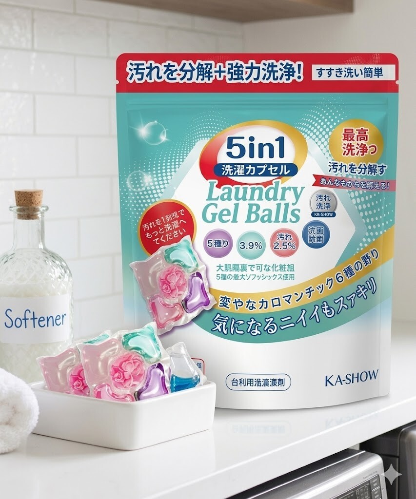 5in1洗衣球13入 4袋組