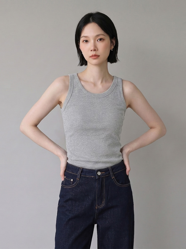 SALE300 羅紋修身坦克背心
