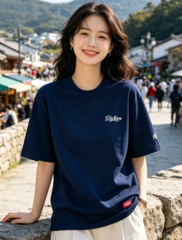 Dickies 經典草寫刺繡短袖T
