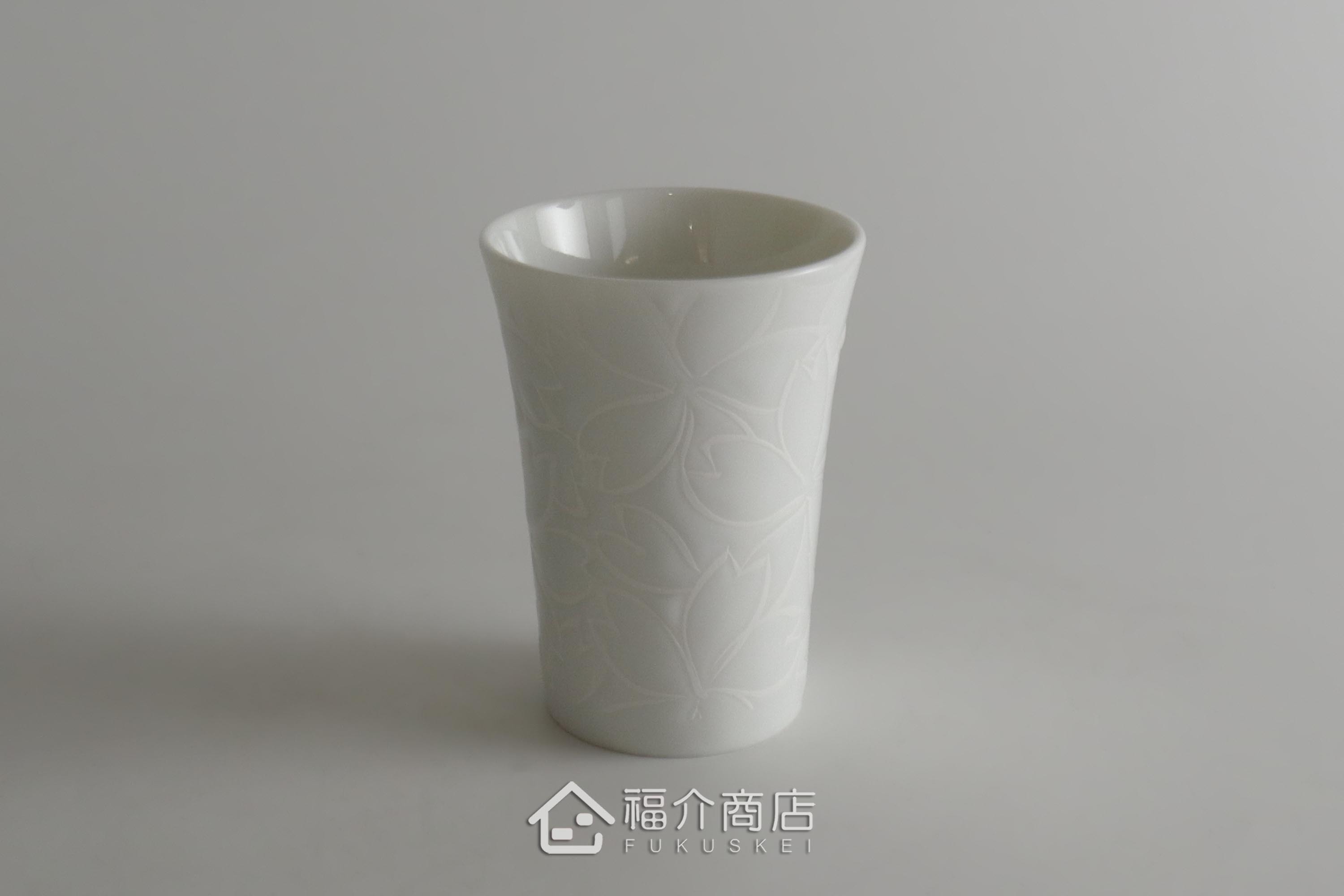 櫻花細長瓷杯